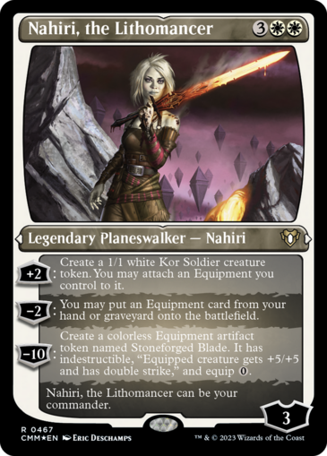 Nahiri, the Lithomancer (Etched)