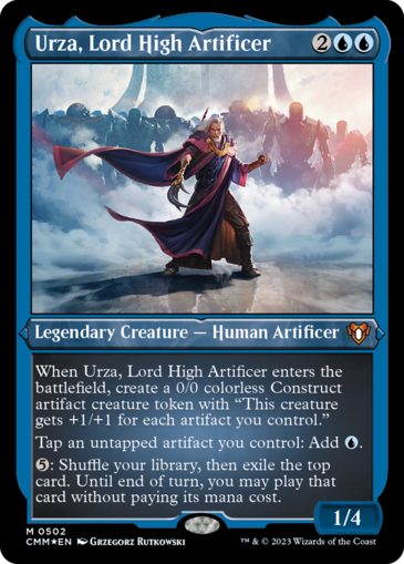 Urza, Lord High Artificer (Etched)