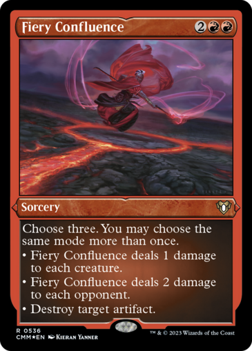 Fiery Confluence (Etched)