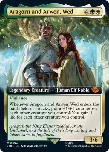 Aragorn and Arwen, Wed V2 (extended)