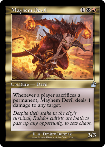 Mayhem Devil (retro)