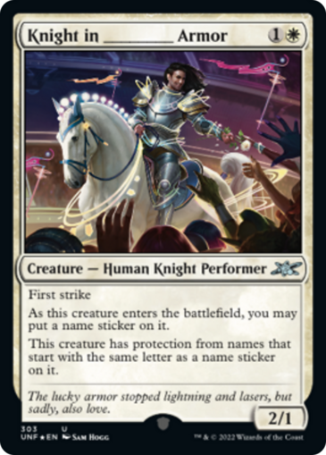 Knight in _____ Armor (Galaxy Foil)