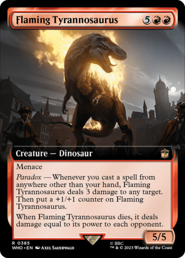 Flaming Tyrannosaurus (Extended)