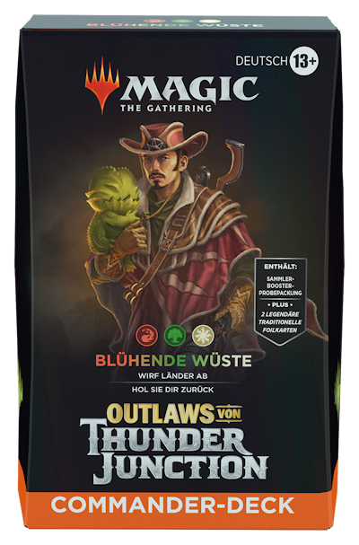 Outlaws von Thunder Junction Commander Deck - Blühende Wüste (DE)
