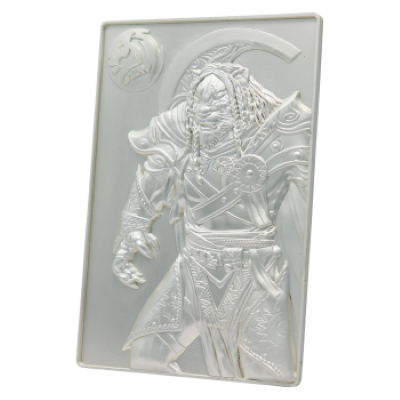 Limited Edition Silver Plated Ajani Goldmane Metal Collectible