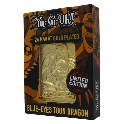 Yu-Gi-Oh! Limited Edition 24K Gold Plated Collectible - Blue Eyes Toon Dragon