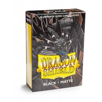Dragon Shield Japanese Card Matte Sleeves Black (60)