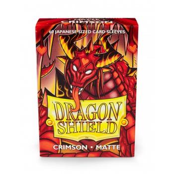 Dragon Shield Japanese Card Matte Sleeves Crimson (60)