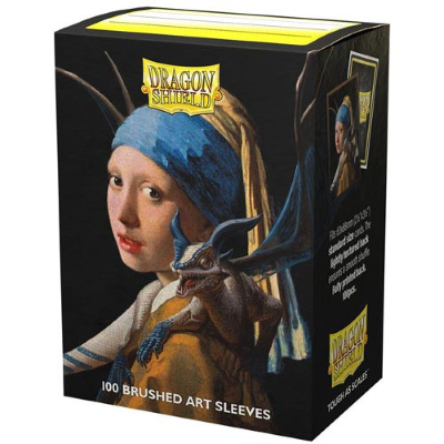 Dragon Shield Brushed Art Sleeves Girl with a Pearl Earring (100)