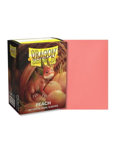 Dragon Shield Dual Matte Sleeves - Peach (Rosa) (100)