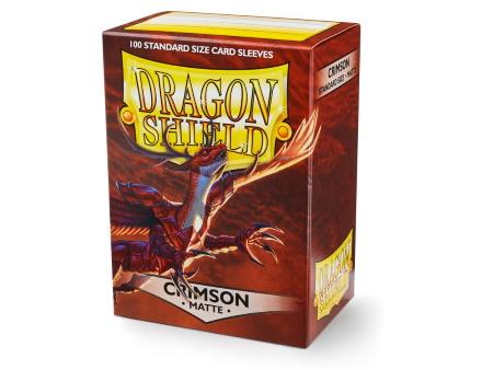 Dragon Shield Matte Sleeves Crimson (100)